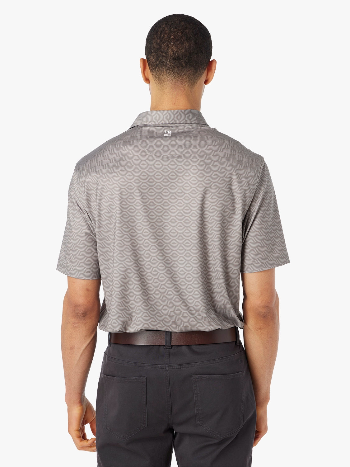 Fair Harbor Compass Polo - Olive Waves