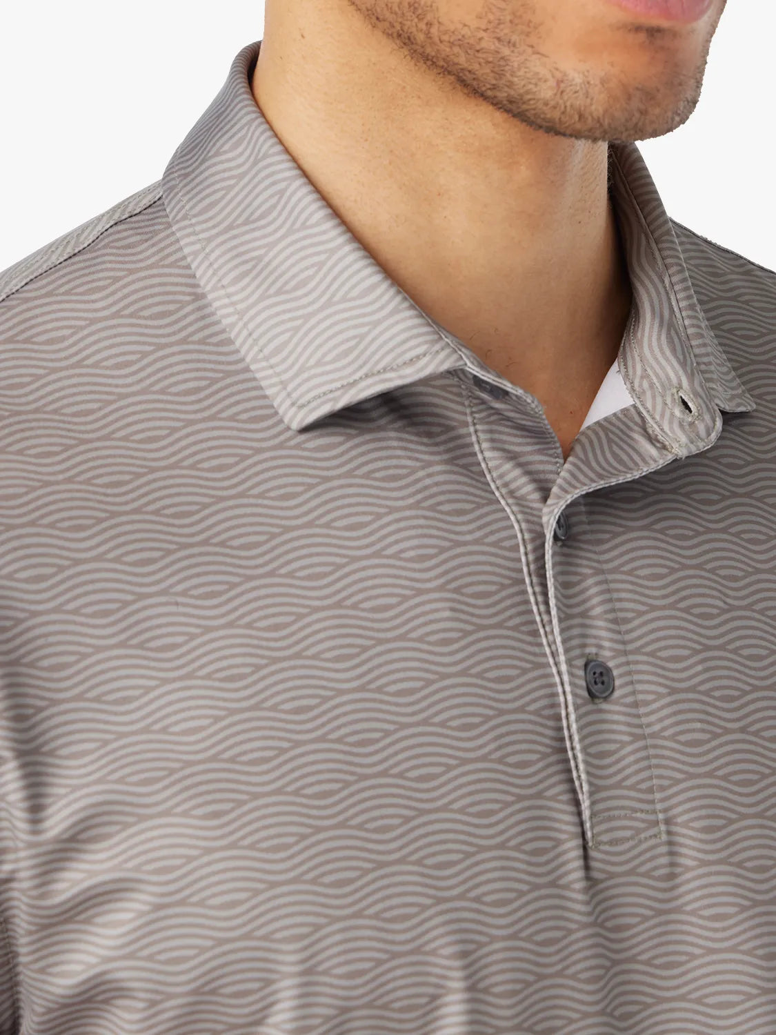 Fair Harbor Compass Polo - Olive Waves