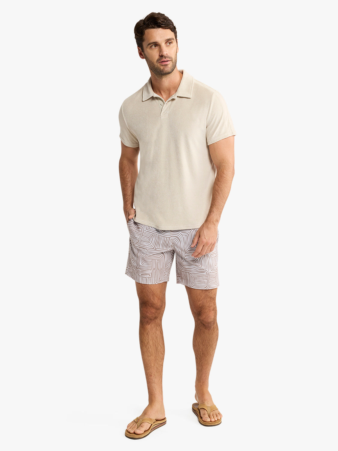 Fair Harbor Ravello Terry Polo - Sand