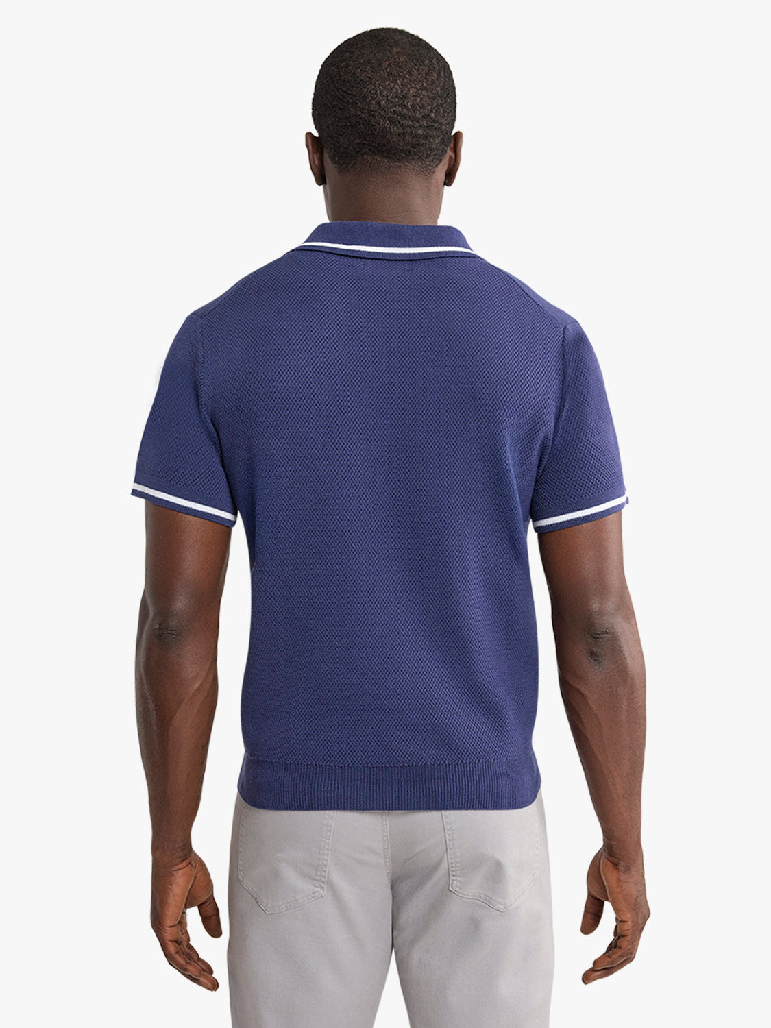 Fair Harbor Neptune Sweater Polo - Navy