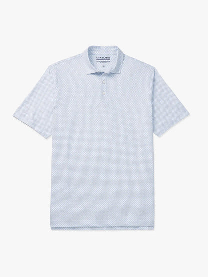 Fair Harbor Compass Polo - White Geo