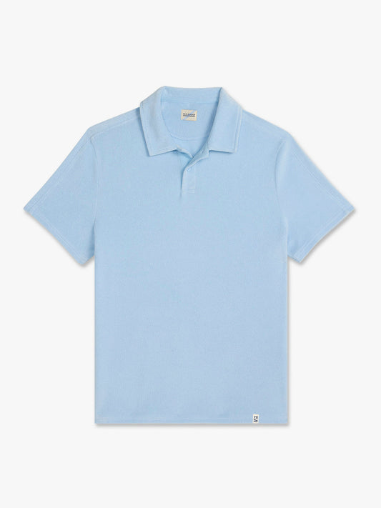 Fair Harbor Ravello Terry Polo - Light Blue