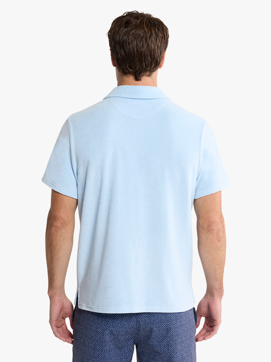 Fair Harbor Ravello Terry Polo - Light Blue