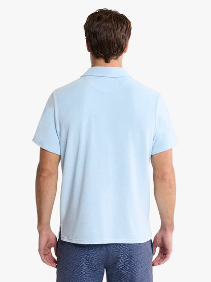 Fair Harbor Ravello Terry Polo - Light Blue