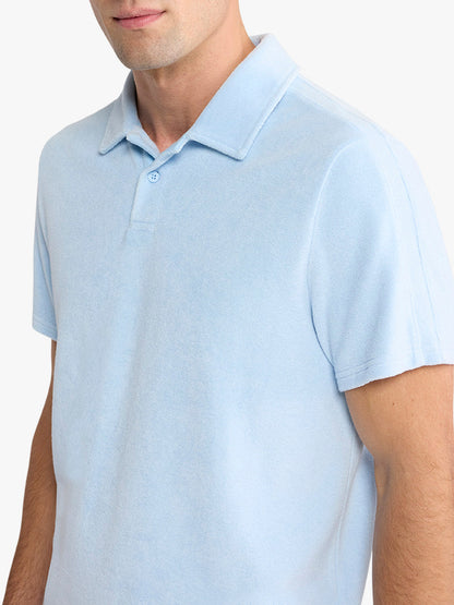 Fair Harbor Ravello Terry Polo - Light Blue