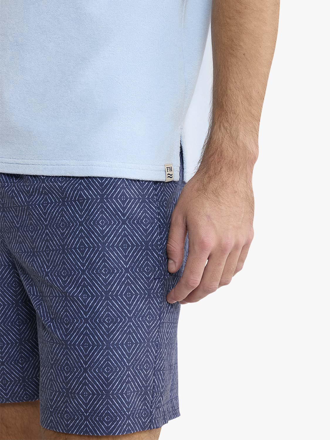 Fair Harbor Ravello Terry Polo - Light Blue
