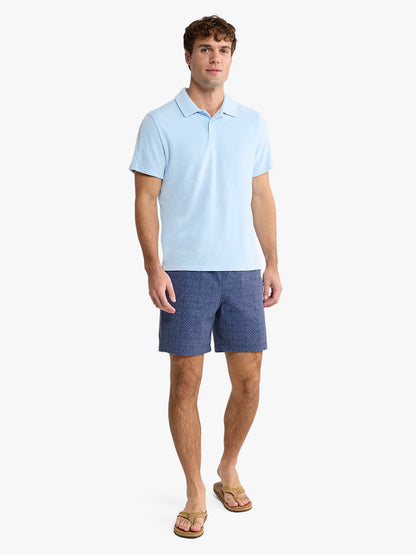 Fair Harbor Ravello Terry Polo - Light Blue