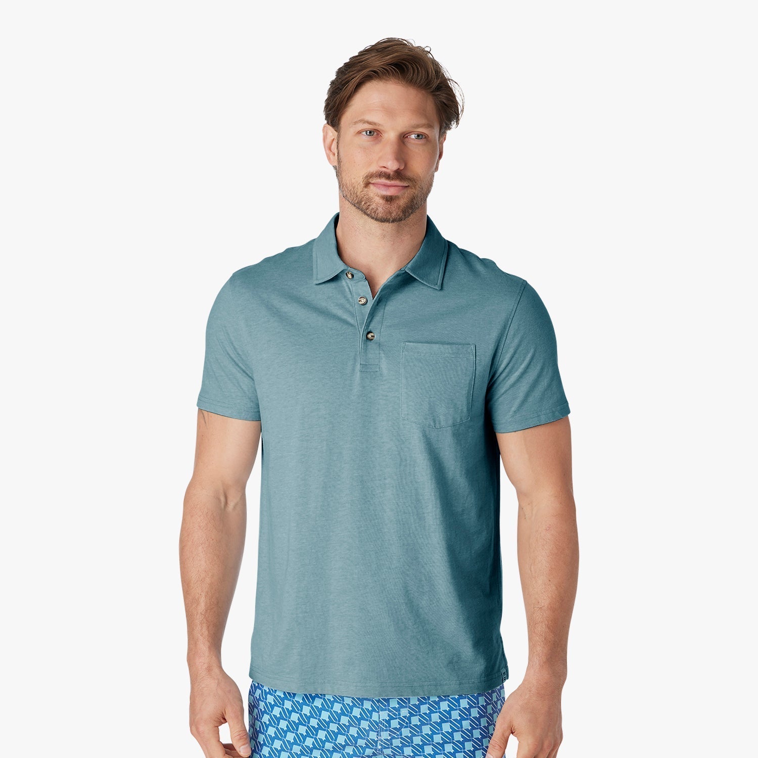 Fair Harbor The Kismet Polo - Heather Green