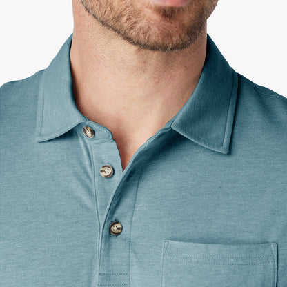 Fair Harbor The Kismet Polo - Heather Green