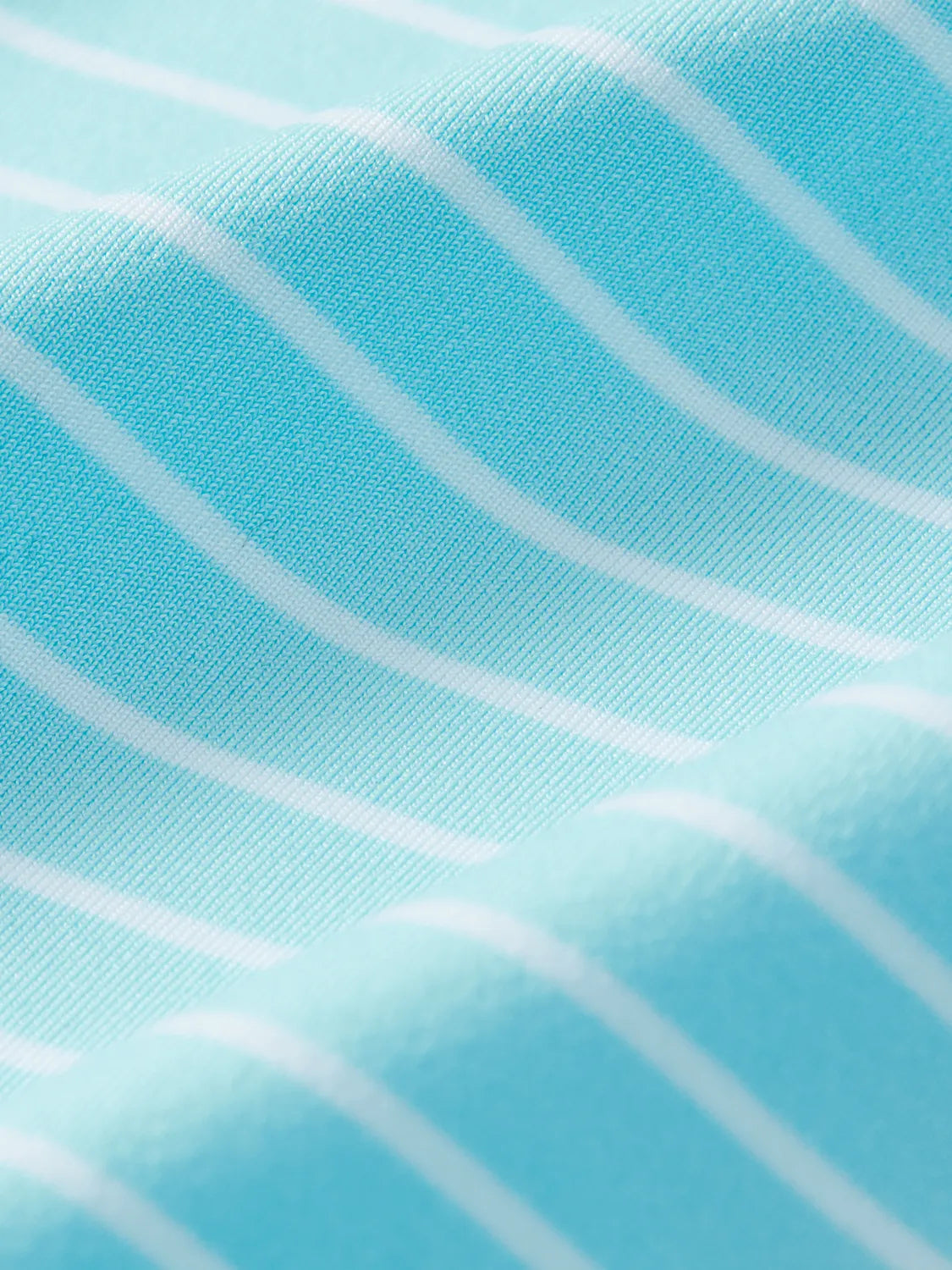 Fair Harbor Compass Polo - Aqua Stripe