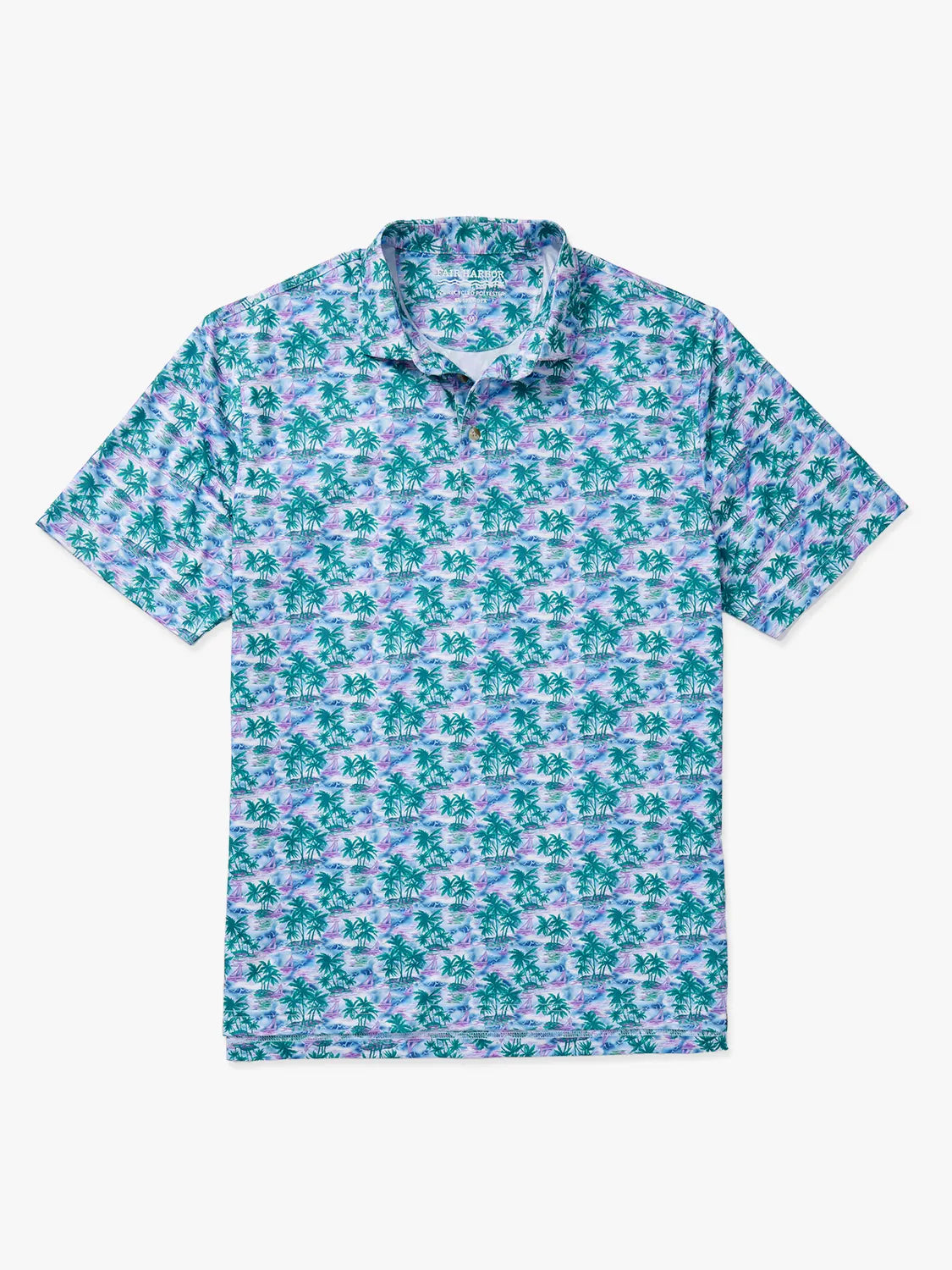 Fair Harbor Compass Polo - Blue Paradise