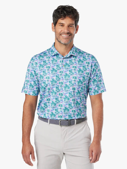 Fair Harbor Compass Polo - Blue Paradise