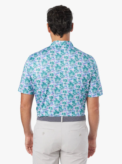 Fair Harbor Compass Polo - Blue Paradise