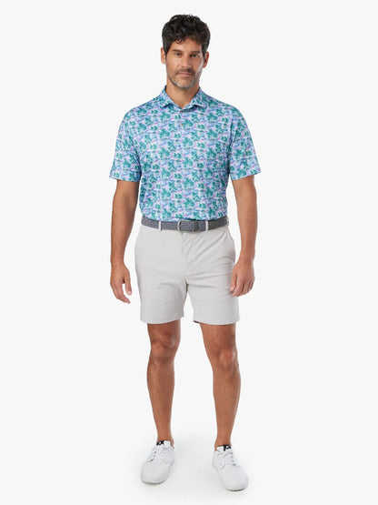 Fair Harbor Compass Polo - Blue Paradise
