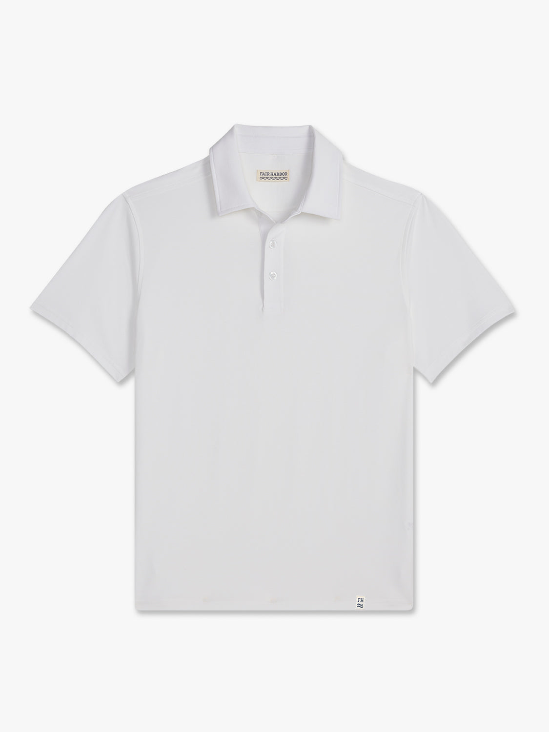 Fair Harbor Pacific Polo - White