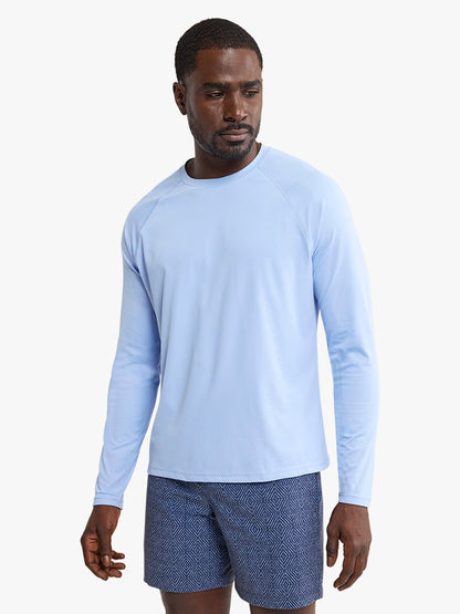 Fair Harbor Anchor Rashguard - Light Blue