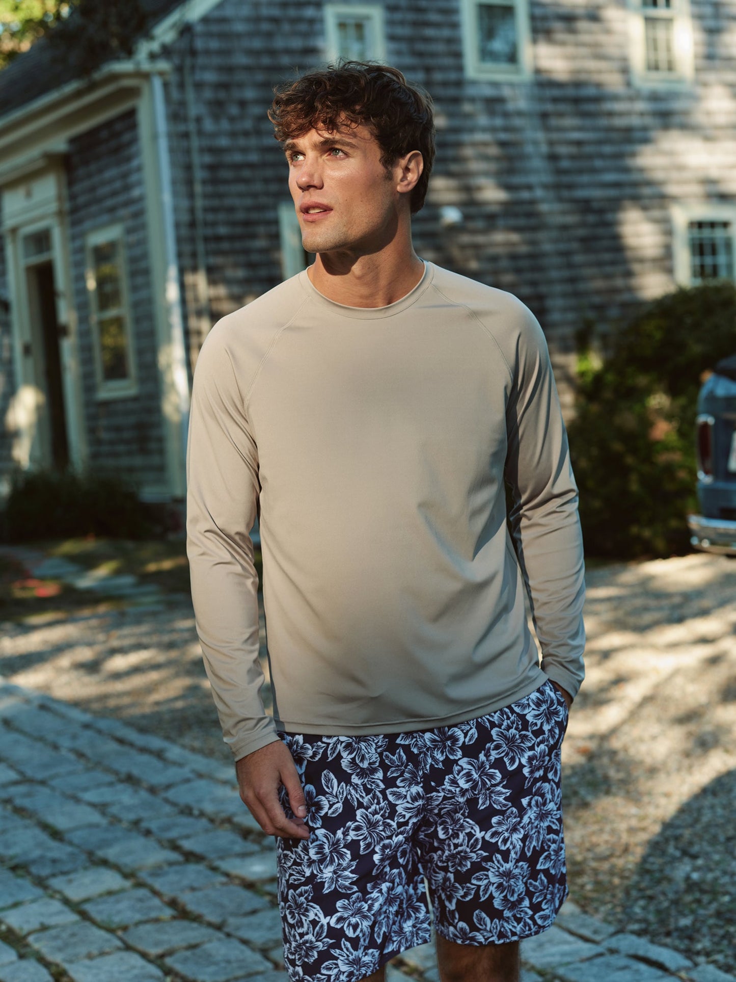 Fair Harbor Anchor Rashguard - Bay Blue