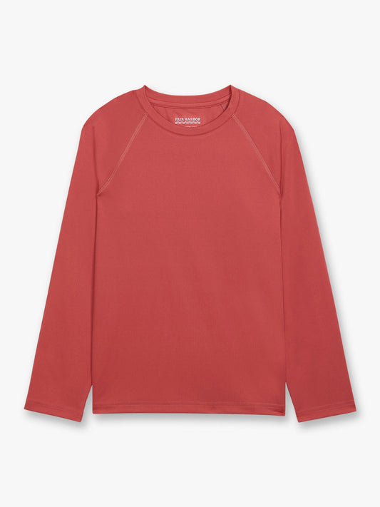 Fair Harbor Kids Anchor Rashguard - Washed Red