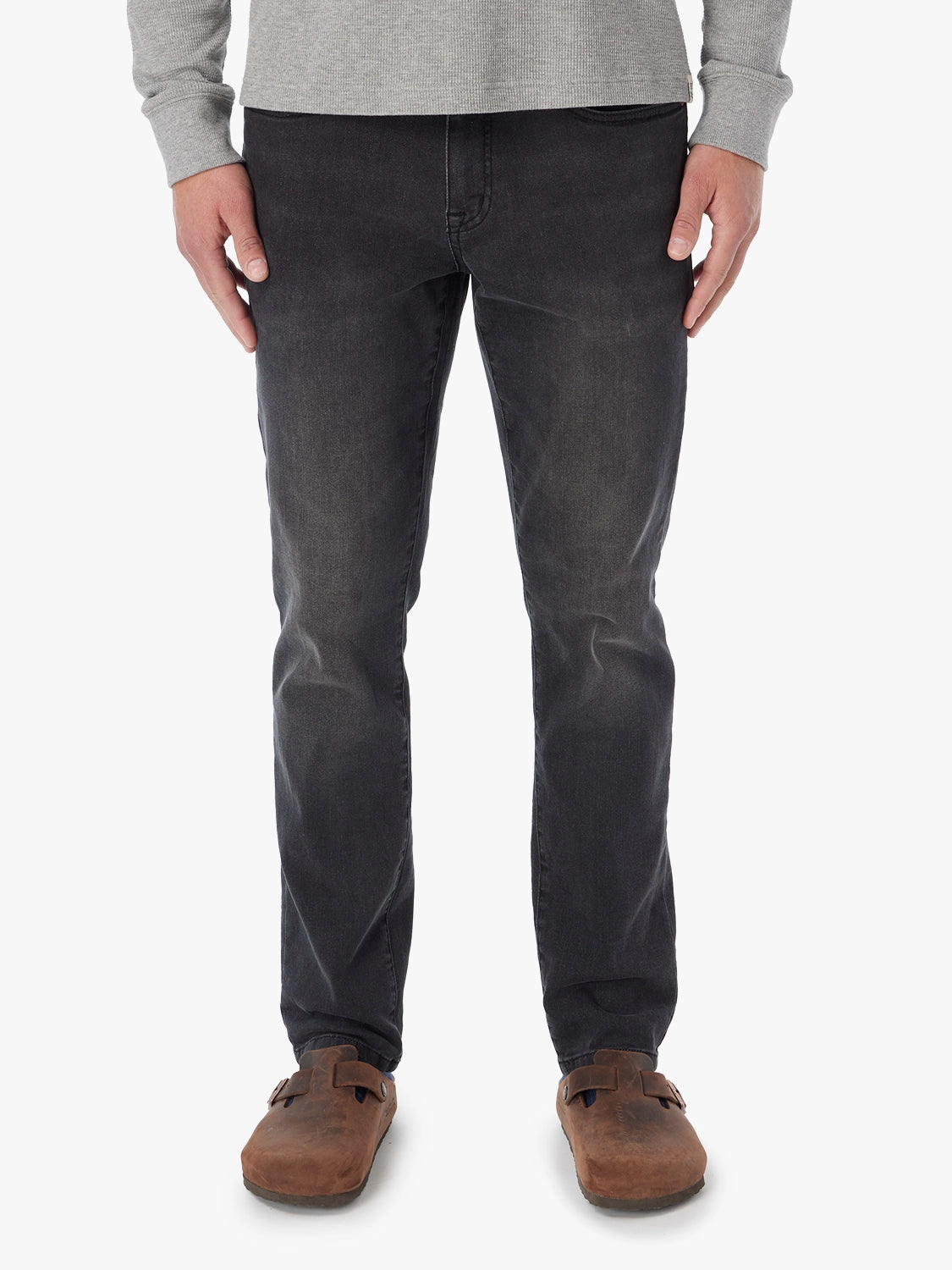 Fair Harbor Driftwood Stretch Denim Pant - Black Wash