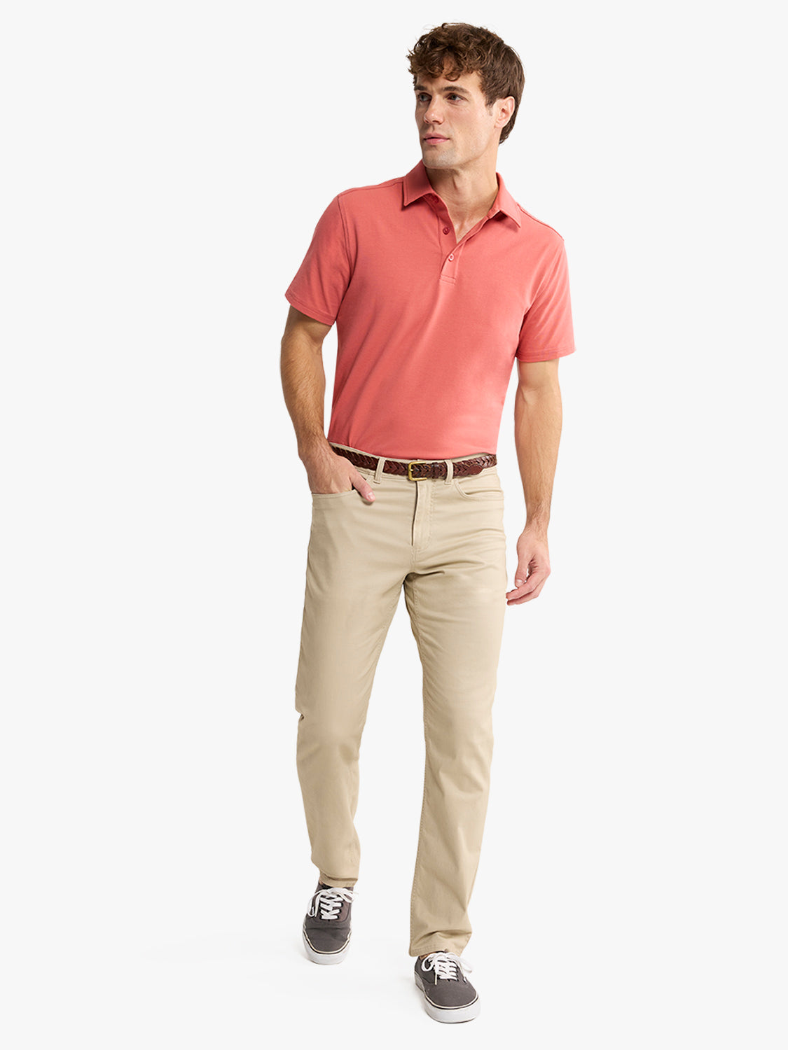 Fair Harbor Horizon 5-Pocket Pant - Khaki