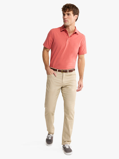 Fair Harbor Horizon 5-Pocket Pant - Khaki