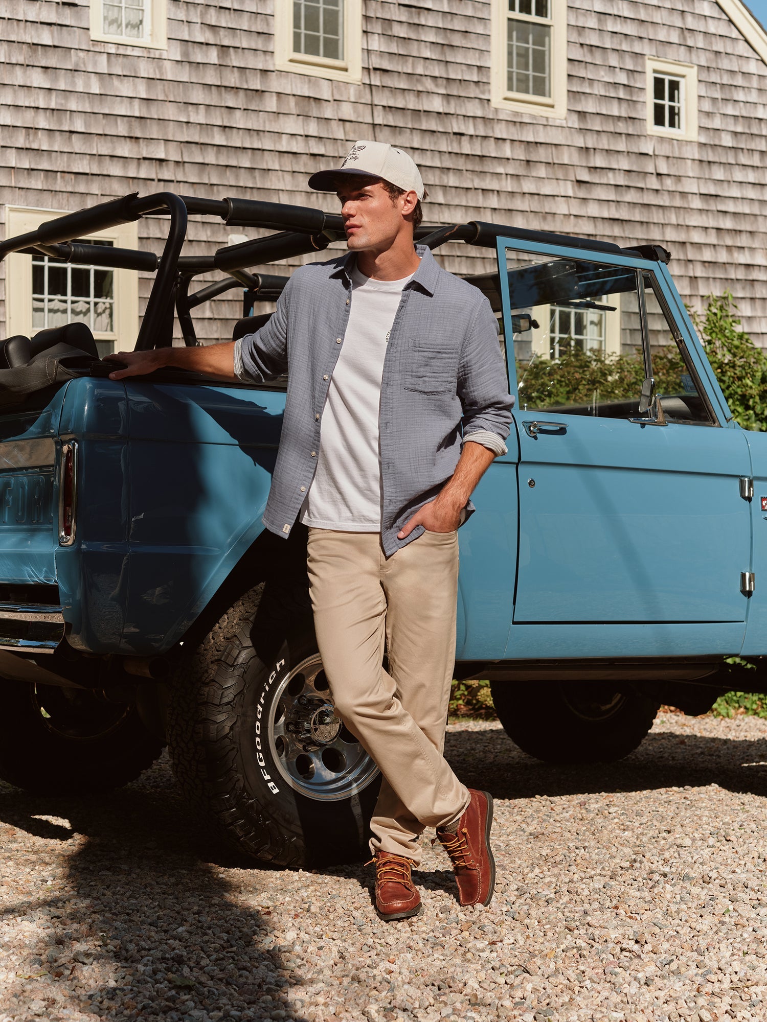 Fair Harbor Horizon 5-Pocket Pant - Khaki