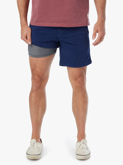 Fair Harbor Wilder Stretch Corduroy Short - Navy