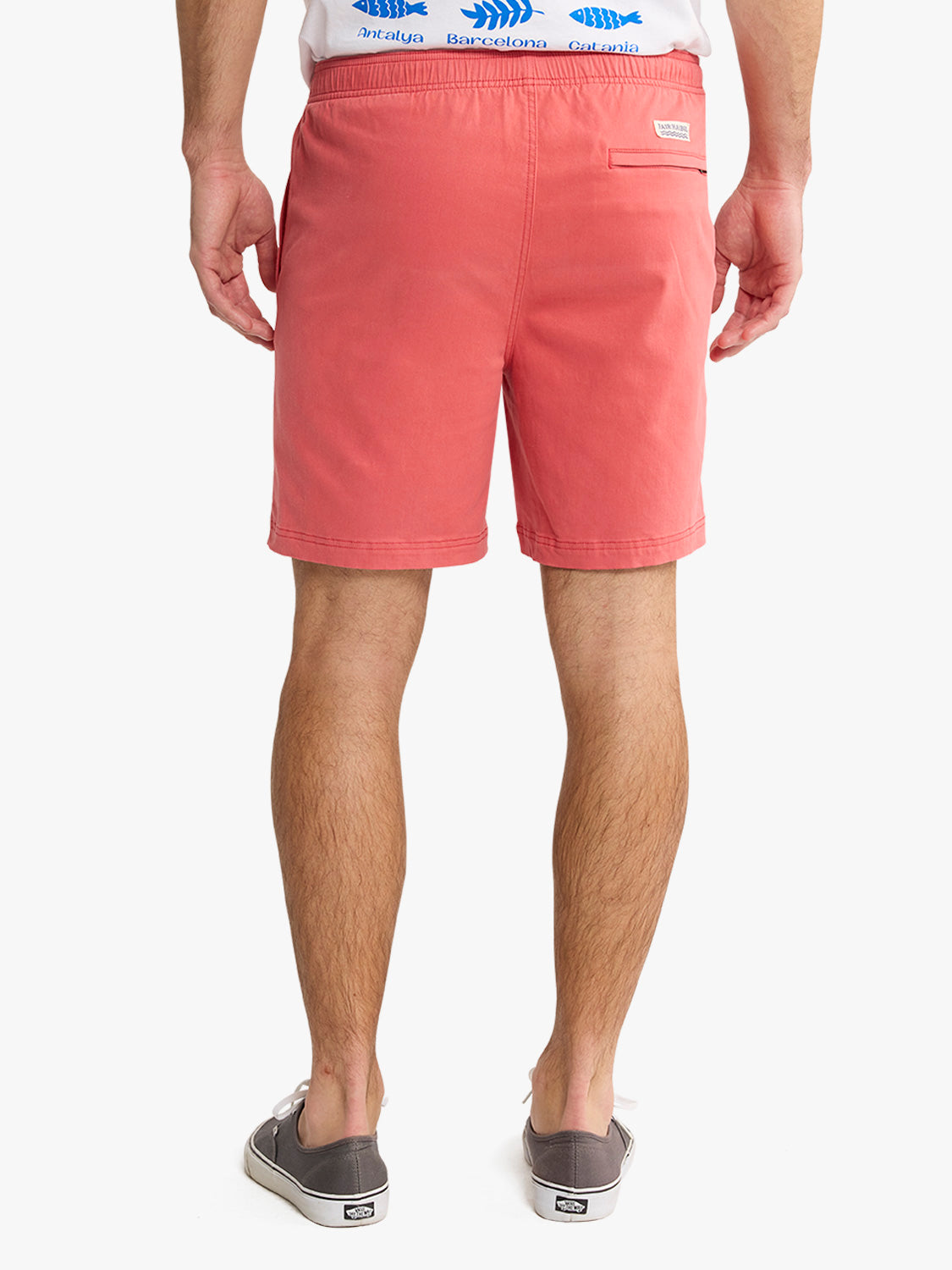 Fair Harbor Horizon Pull On Short - Washed Red