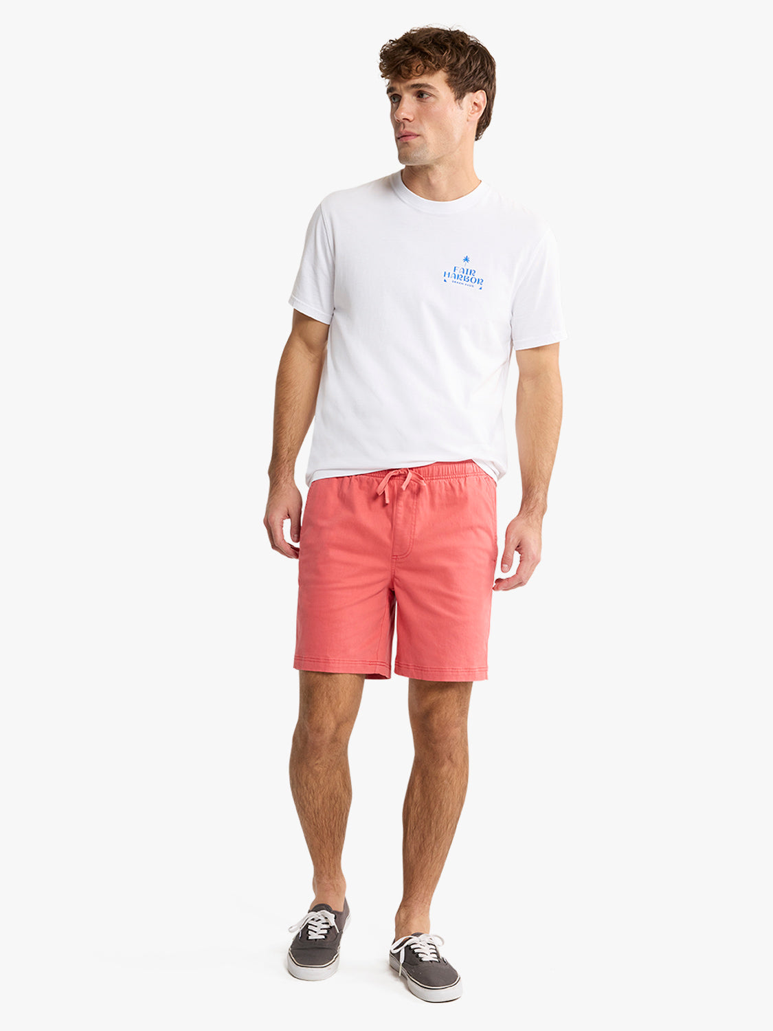 Fair Harbor Horizon Pull On Short - Washed Red
