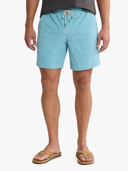 Fair Harbor Wilder Stretch Corduroy Short - Bay Blue