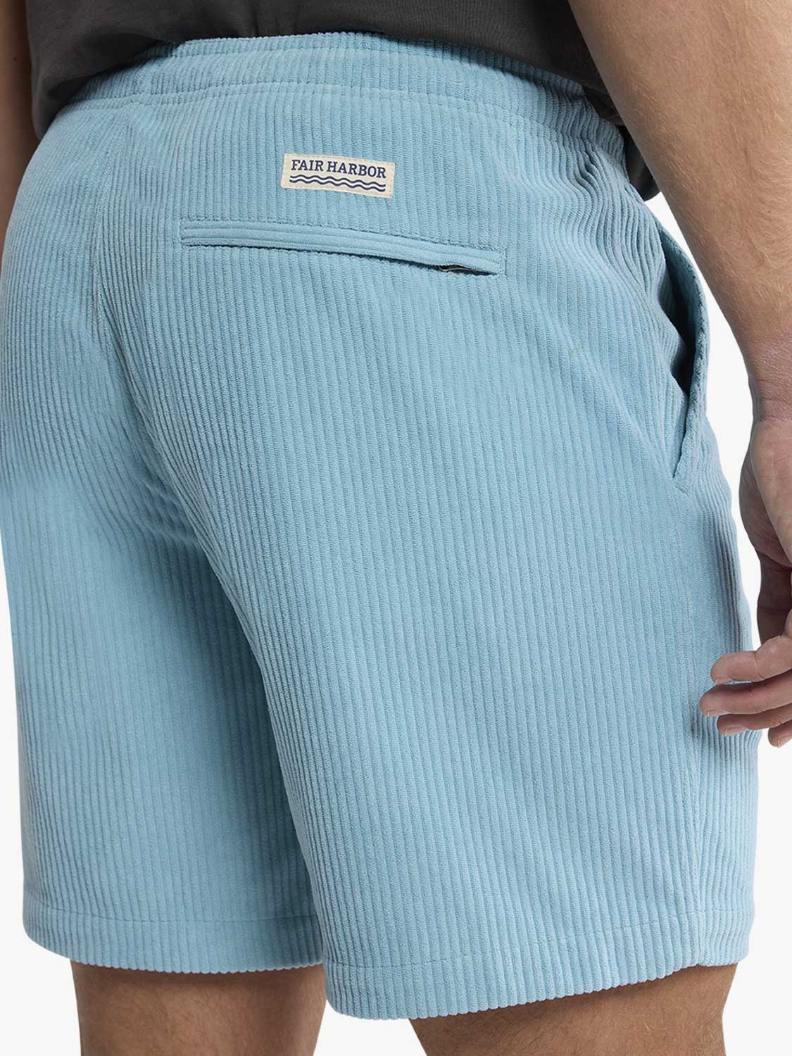 Fair Harbor Wilder Stretch Corduroy Short - Bay Blue