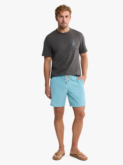 Fair Harbor Wilder Stretch Corduroy Short - Bay Blue