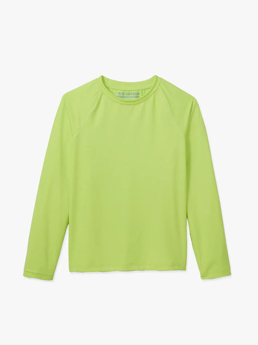Fair Harbor Kids Anchor Rashguard - Neon Green