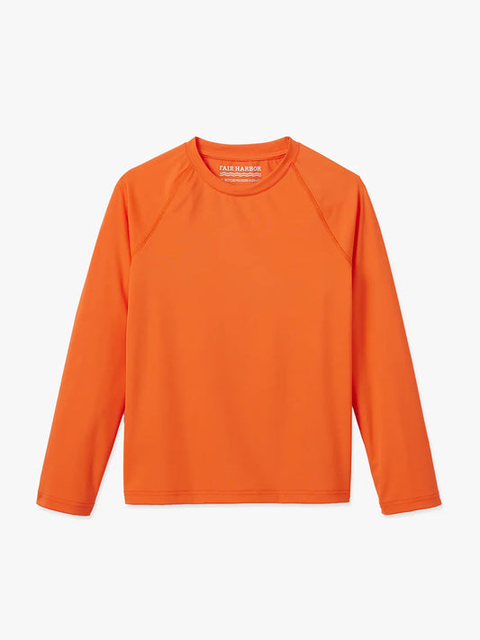 Fair Harbor Kids Anchor Rashguard - Neon Orange
