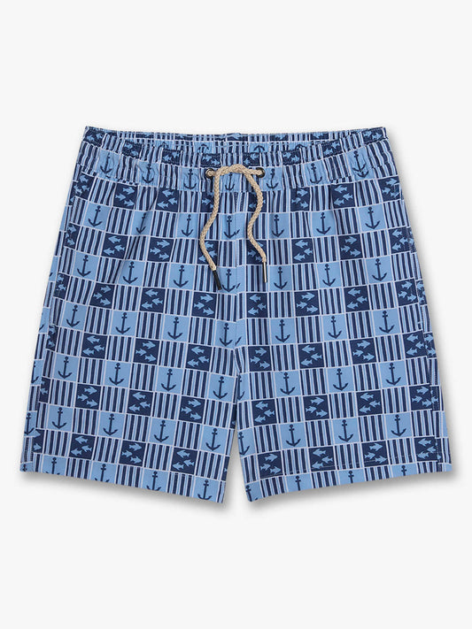 Fair Harbor Kids Bayberry Trunk - Nautical Tiles