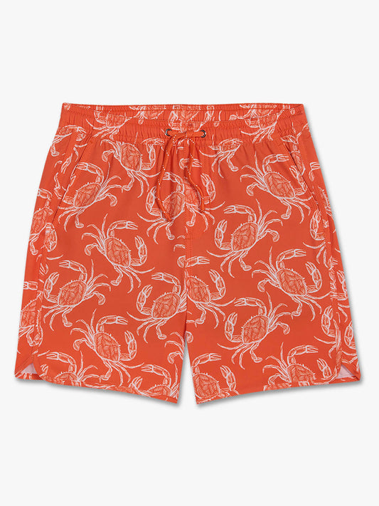 Fair Harbor Kids Anchor Trunk - Orange Crabs