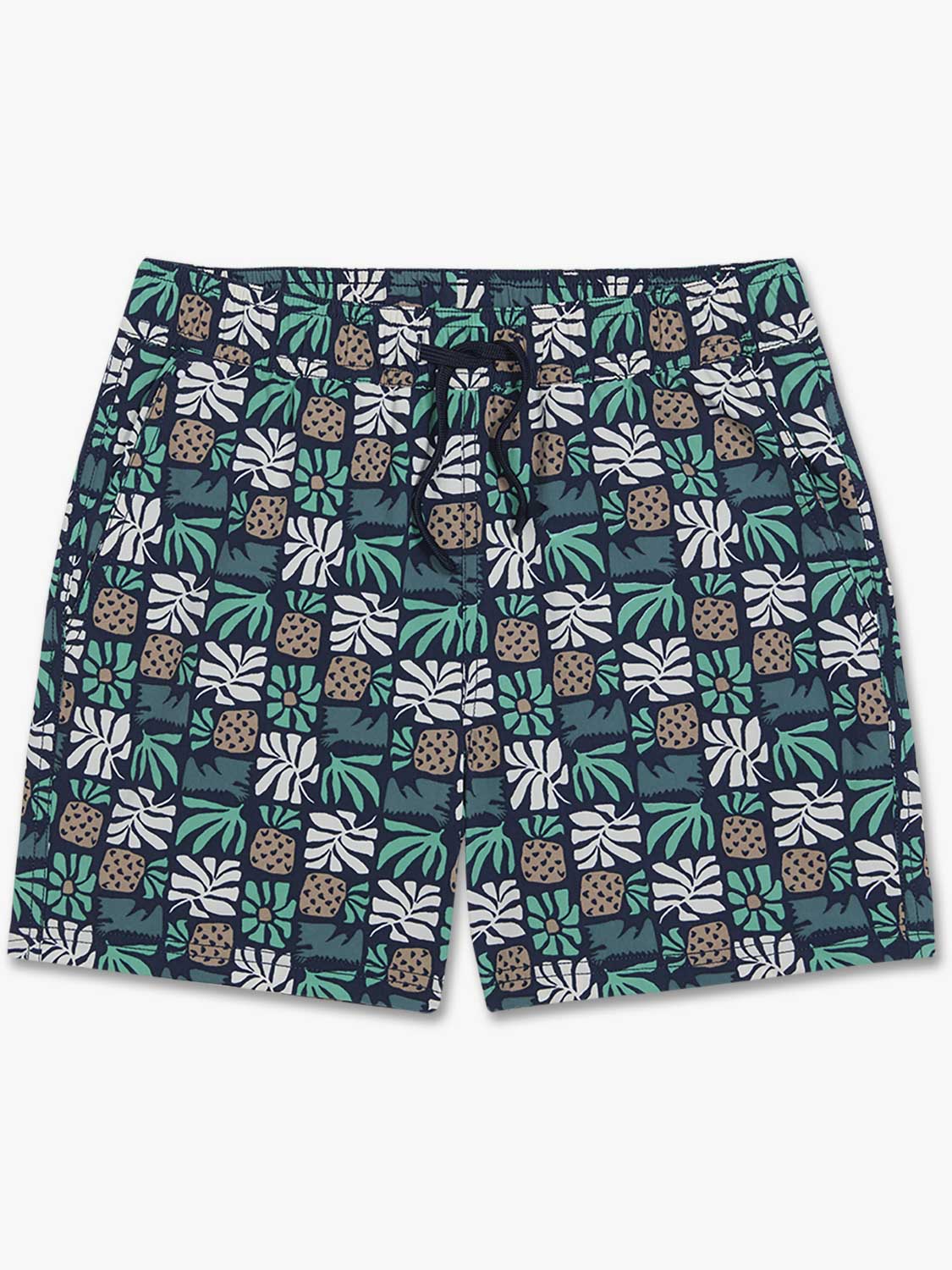 Fair Harbor Kids Bungalow - Navy Palm Tiles