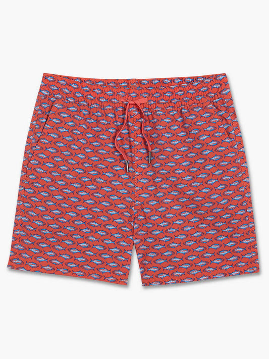 Fair Harbor Kids Bungalow Trunk - Orange Tuna