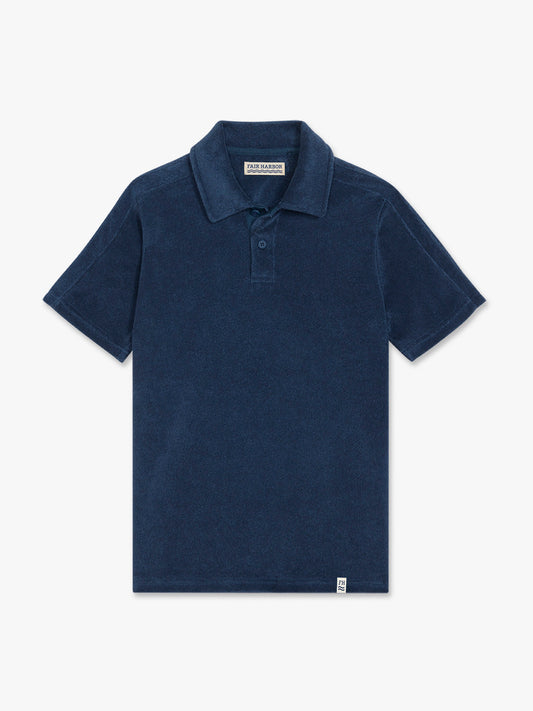 Fair Harbor Kids Ravello Terry Polo - Navy