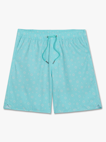 Fair Harbor Anchor Trunk - Turquoise Sun and Stars