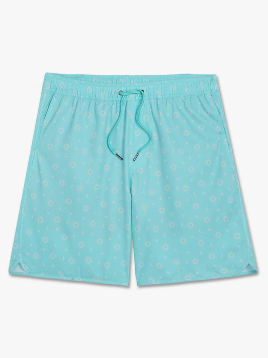 Fair Harbor Anchor Trunk - Turquoise Sun and Stars