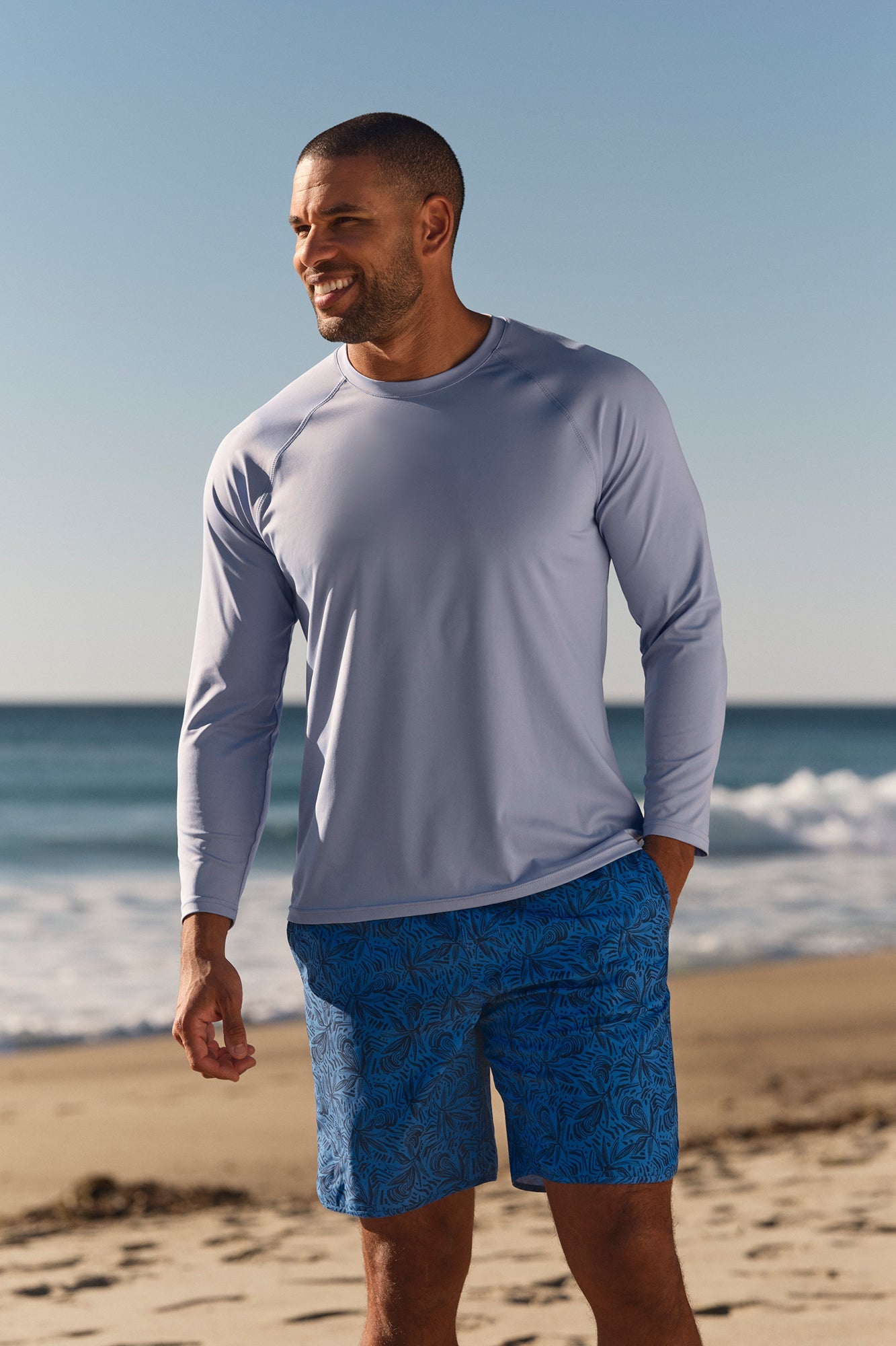 Fair Harbor Anchor Trunk - Turquoise Sun and Stars