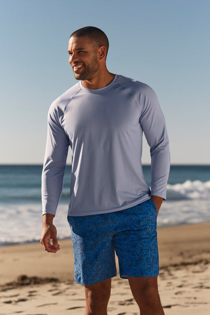 Fair Harbor Anchor Trunk - Turquoise Sun and Stars