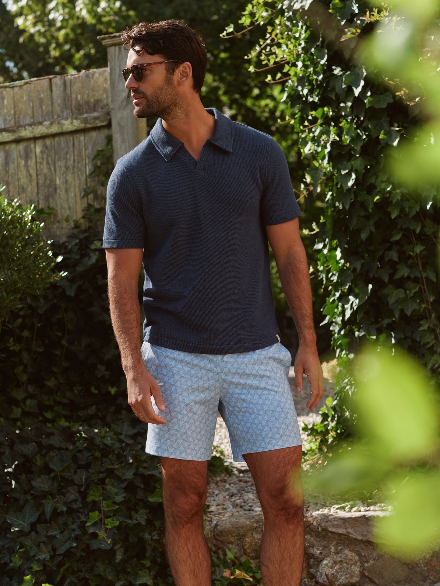 Fair Harbor Bayberry Trunk - Sky Blue Shells