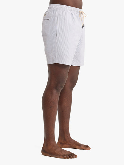 Fair Harbor Bayberry Trunk - Grey Seersucker