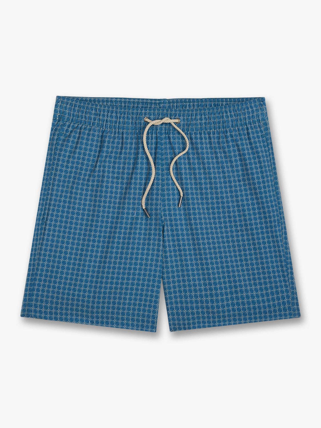 Fair Harbor Bayberry Trunk - Teal Sea Geo