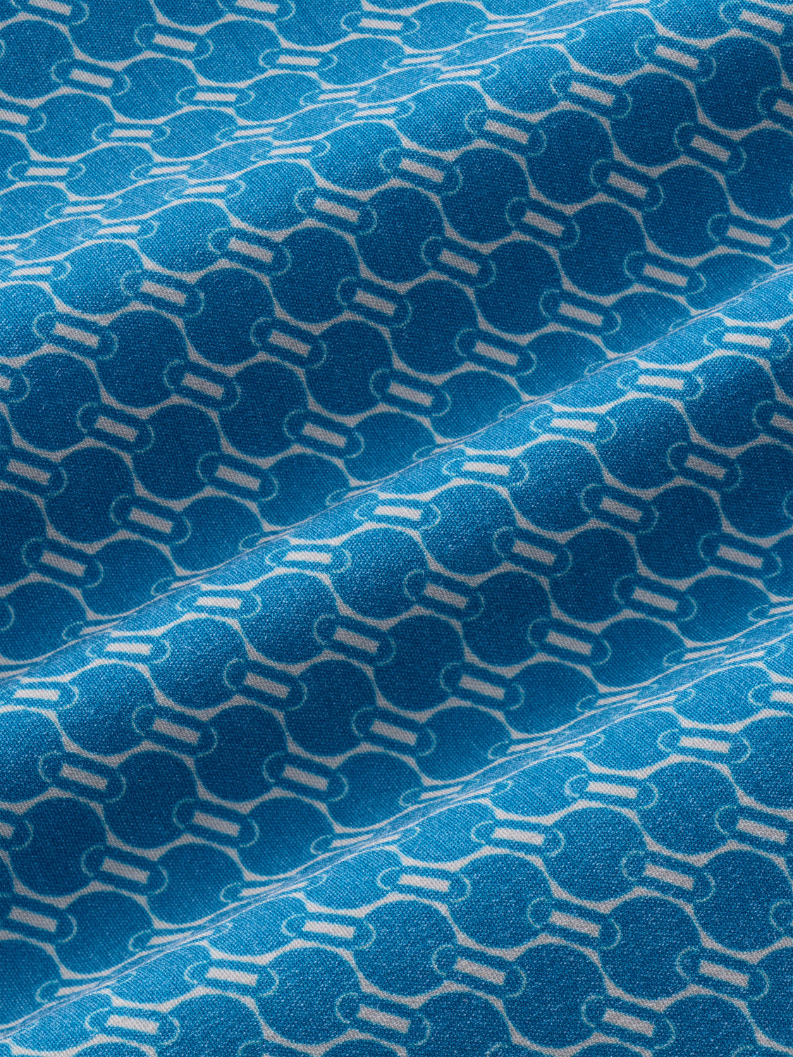 Fair Harbor Bayberry Trunk - Teal Sea Geo