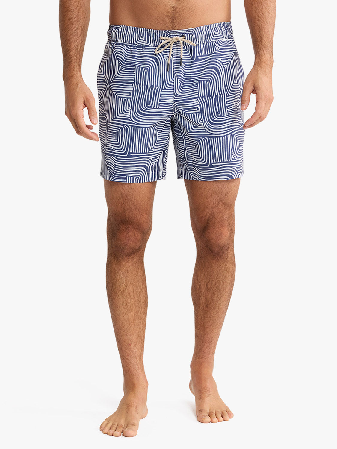 Fair Harbor Bayberry Trunk - Navy Wavy Sands