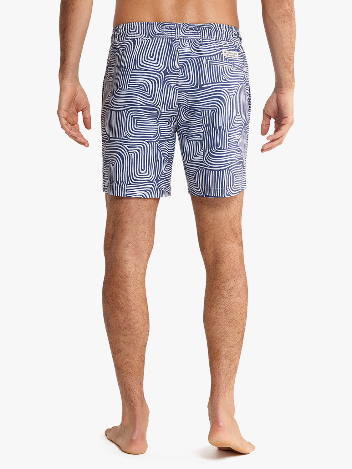 Fair Harbor Bayberry Trunk - Navy Wavy Sands