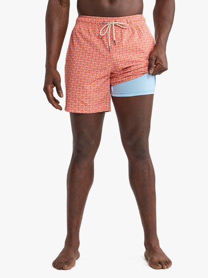Fair Harbor Bayberry Trunk - Tangerine Geo